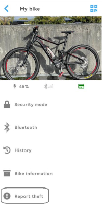report theft in app